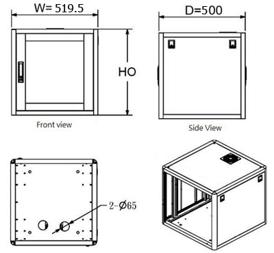 Wall Mount Enclosures, Wall Mount Network Cabinet