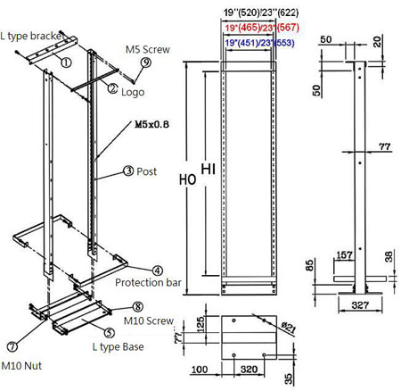 NOP - Open Rack (SPCC)